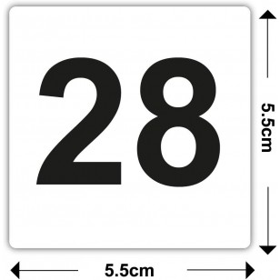 House Number And Street Name Recycle and House Style (Pack Of 36)